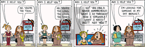 Cathy Classics on Saturday May 31, 2003 Comic Strip
