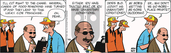 Lucky Cow on Thursday September 18, 2003 Comic Strip
