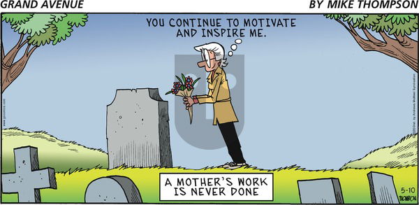 Grand Avenue on Sunday May 10, 2020 Comic Strip