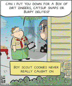 Brevity on Thursday March 27, 2014 Comic Strip