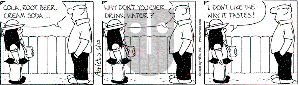The Born Loser on Sunday July 1, 2001 Comic Strip