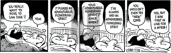 Betty on Saturday July 18, 1998 Comic Strip
