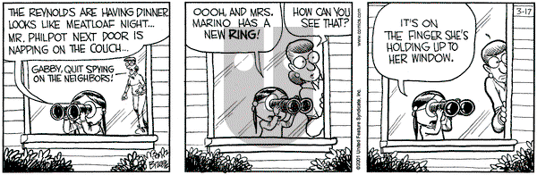 Grand Avenue on Saturday March 17, 2001 Comic Strip
