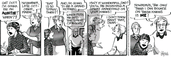 For Better or For Worse on Thursday February 14, 2002 Comic Strip
