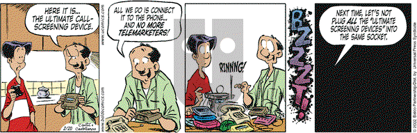 Baldo on Wednesday February 20, 2002 Comic Strip