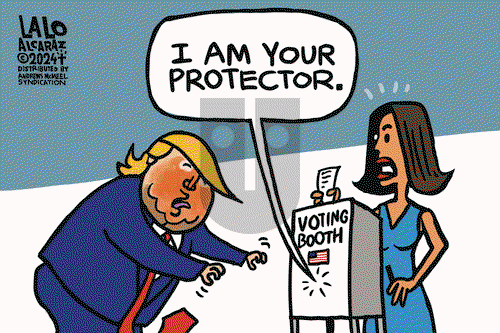 Lalo Alcaraz on Wednesday October 16, 2024 Comic Strip