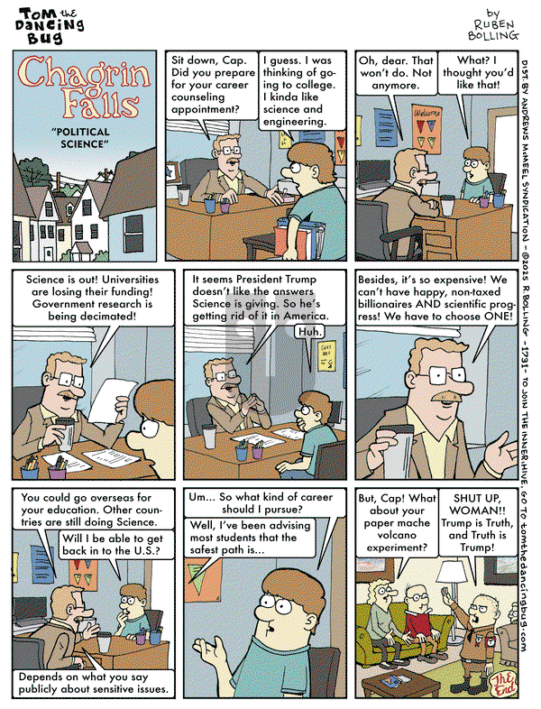 Tom the Dancing Bug on Friday April 18, 2025 Comic Strip
