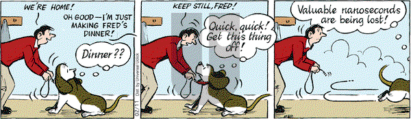 Fred Basset on Monday February 11, 2013 Comic Strip