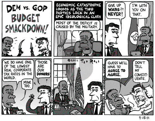 Ted Rall on Friday July 15, 2011 Comic Strip