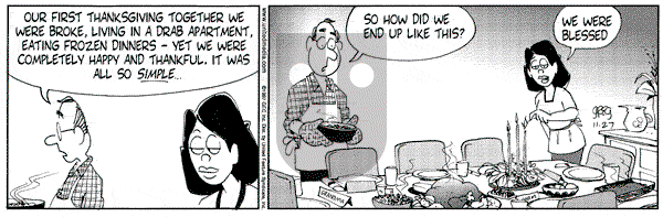 Luann on Thursday November 27, 1997 Comic Strip