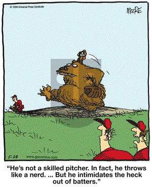 In the Bleachers on Wednesday May 28, 2008 Comic Strip