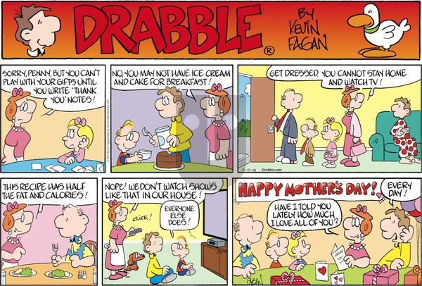 Drabble on Sunday May 11, 2014 Comic Strip