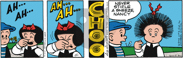 Nancy - Thursday July 5, 2012 Comic Strip