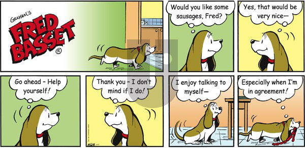 Fred Basset on Sunday May 12, 2013 Comic Strip