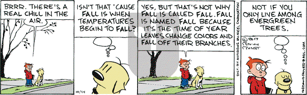 Red and Rover on Tuesday October 24, 2017 Comic Strip