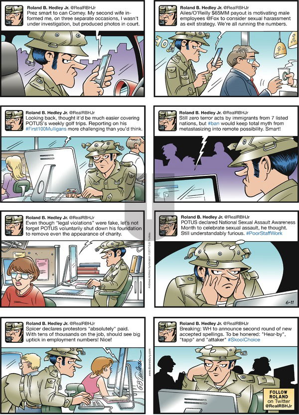 Doonesbury on Sunday June 11, 2017 Comic Strip