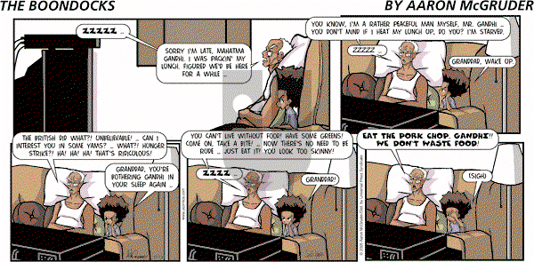 The Boondocks on Sunday June 16, 2013 Comic Strip