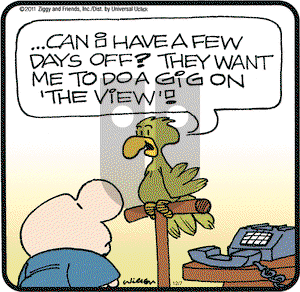 Ziggy on Wednesday December 7, 2011 Comic Strip