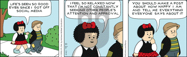Nancy on Monday August 20, 2018 Comic Strip