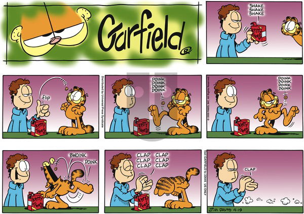 Garfield on Sunday April 19, 2009 Comic Strip