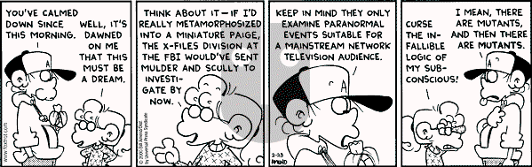 FoxTrot on Wednesday February 23, 2000 Comic Strip