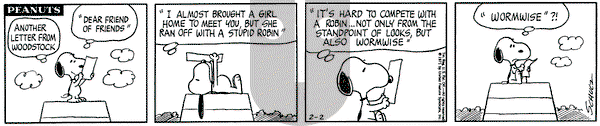 Peanuts on Tuesday February 2, 1971 Comic Strip