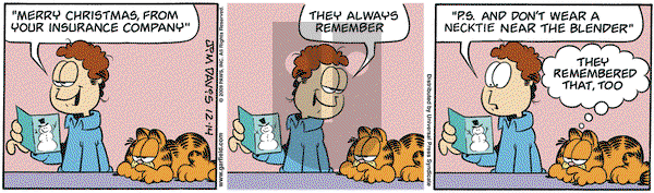 Garfield on Monday December 14, 2009 Comic Strip