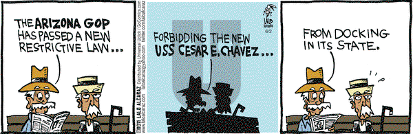 La Cucaracha on Thursday June 2, 2011 Comic Strip