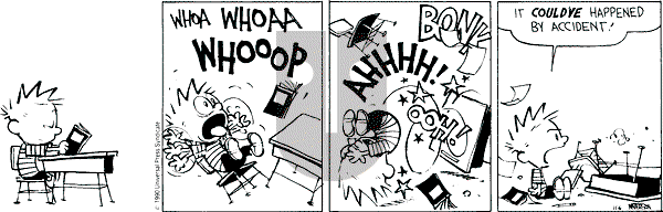 Calvin and Hobbes - Tuesday November 6, 1990 Comic Strip