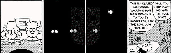 FoxTrot on Monday June 4, 2001 Comic Strip