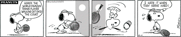 Peanuts - Thursday June 11, 1970 Comic Strip