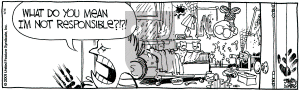 The Buckets on Monday November 26, 2001 Comic Strip