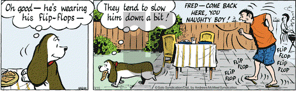 Fred Basset on Friday September 15, 2017 Comic Strip