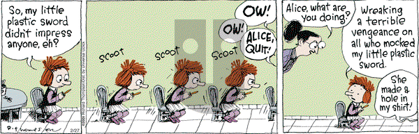 Cul de Sac on Thursday February 27, 2014 Comic Strip