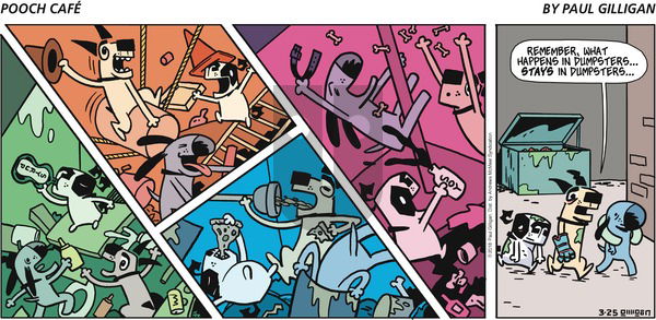 Pooch Cafe on Sunday March 25, 2018 Comic Strip