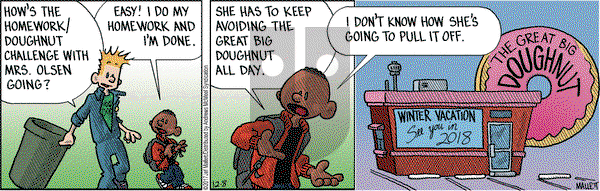 Frazz on Friday December 8, 2017 Comic Strip