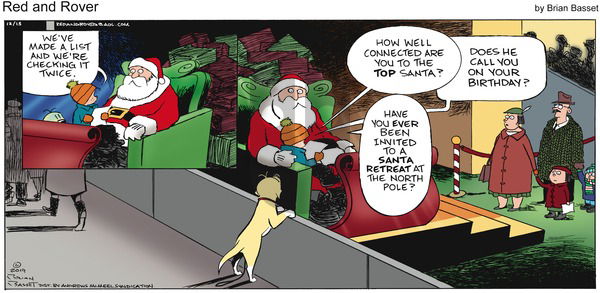 Red and Rover on Sunday December 15, 2019 Comic Strip