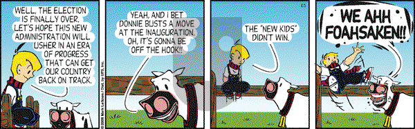 Cow and Boy Classics on Wednesday November 5, 2008 Comic Strip