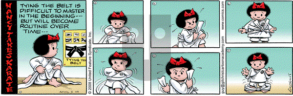 Nancy on Wednesday April 2, 2008 Comic Strip