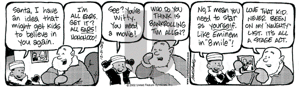 JumpStart on Saturday December 21, 2002 Comic Strip
