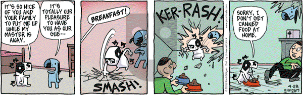 Pooch Cafe on Thursday April 28, 2016 Comic Strip