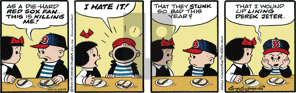 Nancy on Saturday October 11, 2014 Comic Strip