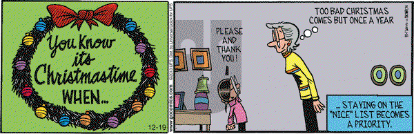 Grand Avenue on Saturday December 19, 2015 Comic Strip