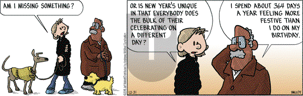 Frazz on Monday December 31, 2018 Comic Strip