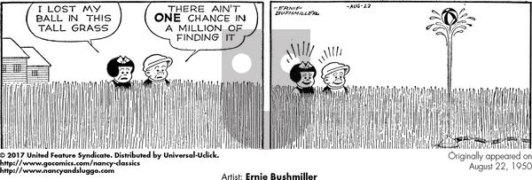 Nancy Classics on Sunday November 12, 2017 Comic Strip