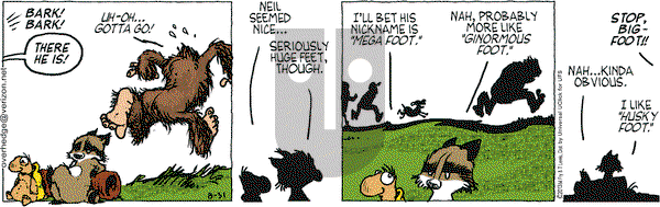 Over the Hedge on Saturday August 31, 2013 Comic Strip