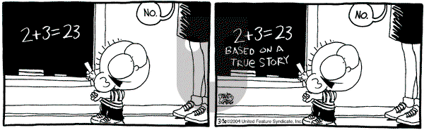 The Buckets on Tuesday March 30, 2004 Comic Strip