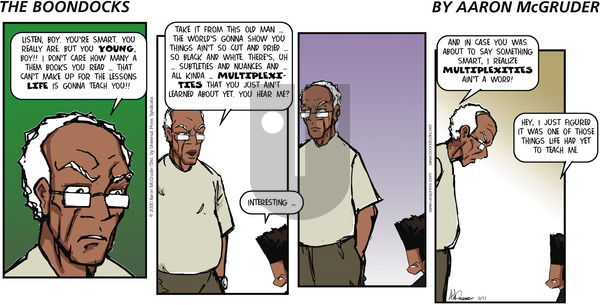 The Boondocks on Sunday September 17, 2000 Comic Strip