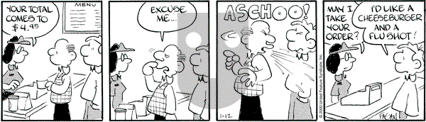 Drabble on Wednesday January 12, 2000 Comic Strip