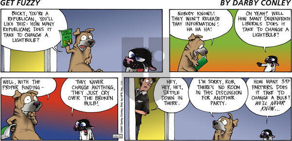 Get Fuzzy on Sunday July 22, 2007 Comic Strip